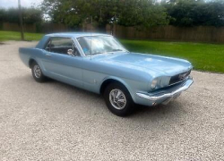 1966 Ford Mustang 6 cyl Detailed history from new Tremec 5 speed & Hurst shifter