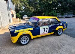 Fiat 131 Abarth Stradale built as a Group 4 replica rally car
