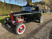 1932 Ford Model B 3 Window Coupe Tradional V8 Hot Rod . Beautiful Example.