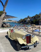 MG TD 1951 LHD Classic left hand drive Menorca Balearic Spain Villa car