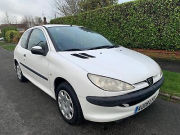 Peugeot 206 1.4 Urban in White with Grey Cloth lhd left hand drive